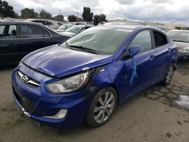 KMHCU4AE0DU456268 - 2013 HYUNDAI ACCENT GLS BLUE photo 1