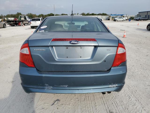 3FAHP0HA2CR105869 - 2012 FORD FUSION SE BLUE photo 6