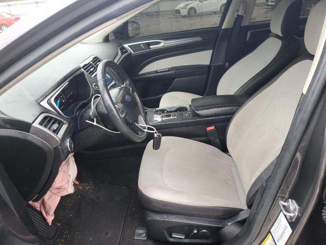 3FA6P0HD5LR181068 - 2020 FORD FUSION SE GRAY photo 7