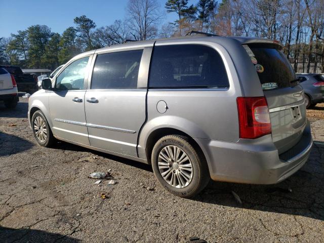 2C4RC1CG8DR677354 - 2013 CHRYSLER TOWN & COU TOURING L GRAY photo 2