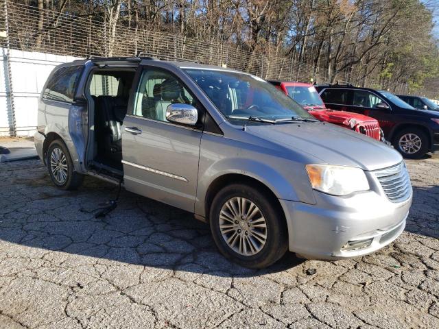 2C4RC1CG8DR677354 - 2013 CHRYSLER TOWN & COU TOURING L GRAY photo 4