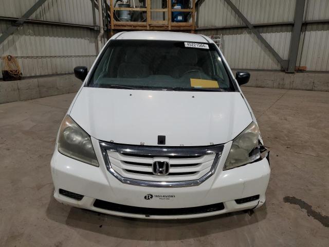 5FNRL38198B504217 - 2008 HONDA ODYSSEY LX WHITE photo 5