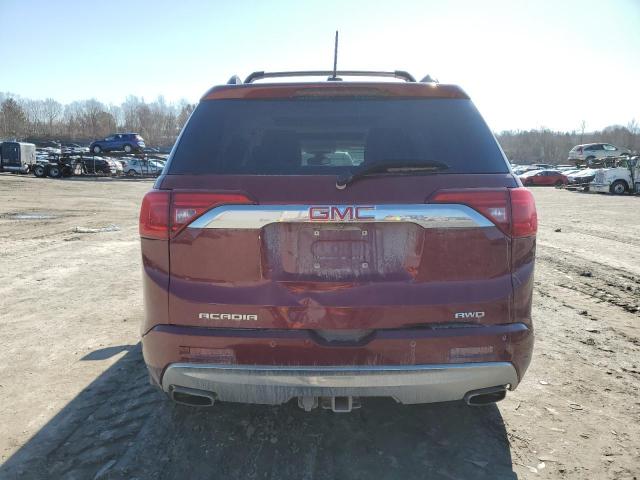 1GKKNXLS0HZ147172 - 2017 GMC ACADIA DENALI RED photo 6