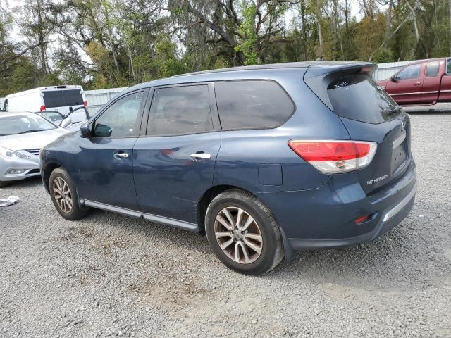 5N1AR2MN1FC628597 - 2015 NISSAN PATHFINDER S BLUE photo 2