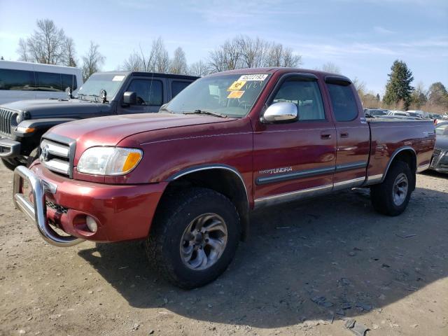 5TBBN44103S417200 - 2003 TOYOTA TUNDRA ACCESS CAB SR5 BURGUNDY photo 1