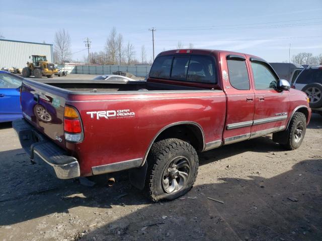 5TBBN44103S417200 - 2003 TOYOTA TUNDRA ACCESS CAB SR5 BURGUNDY photo 3