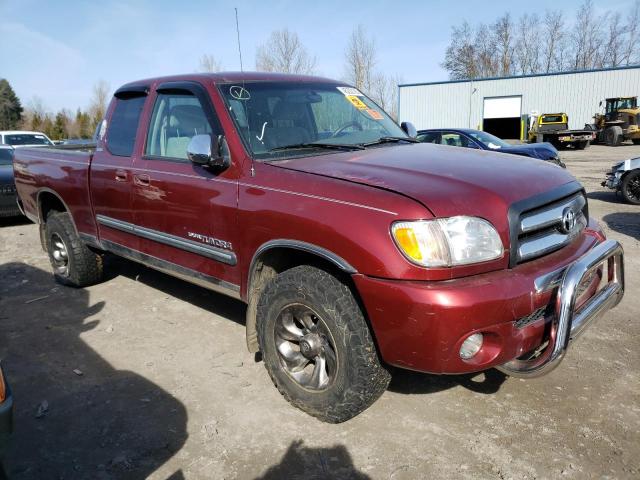 5TBBN44103S417200 - 2003 TOYOTA TUNDRA ACCESS CAB SR5 BURGUNDY photo 4