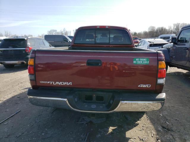 5TBBN44103S417200 - 2003 TOYOTA TUNDRA ACCESS CAB SR5 BURGUNDY photo 6