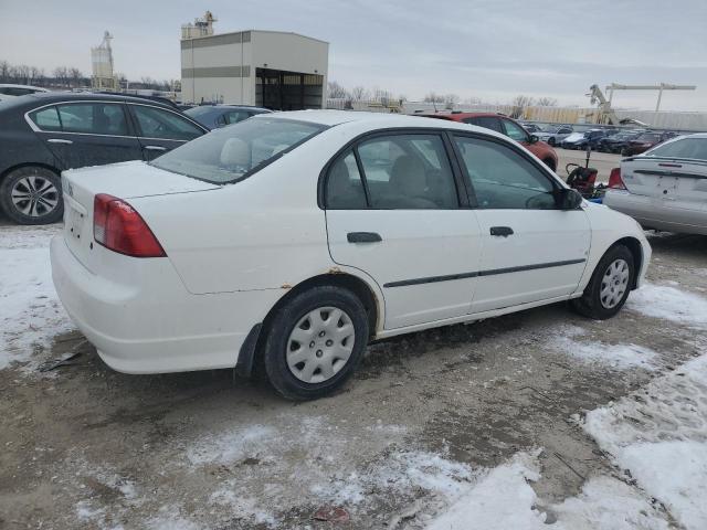 2HGES16375H567415 - 2005 HONDA CIVIC DX VP თეთრი ფოტო 3