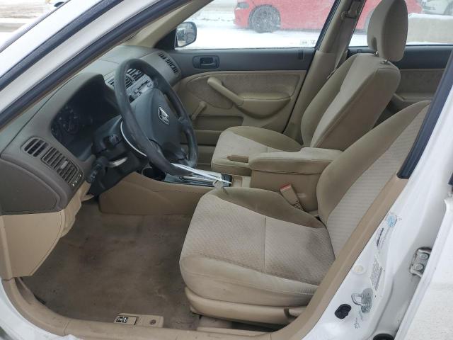 2HGES16375H567415 - 2005 HONDA CIVIC DX VP თეთრი ფოტო 7