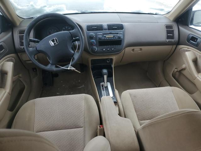 2HGES16375H567415 - 2005 HONDA CIVIC DX VP თეთრი ფოტო 8