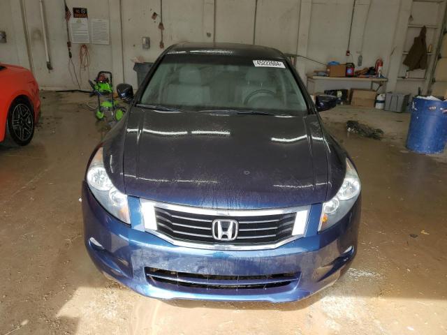 5KBCP3F88AB001831 - 2010 HONDA ACCORD EXL BLUE photo 5