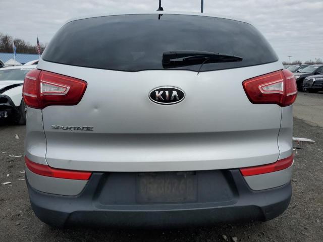 KNDPBCA27C7308501 - 2012 KIA SPORTAGE LX SILVER photo 6