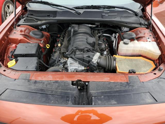 2C3CDZFJ9MH586970 - 2021 DODGE CHALLENGER R/T SCAT PACK ORANGE photo 11