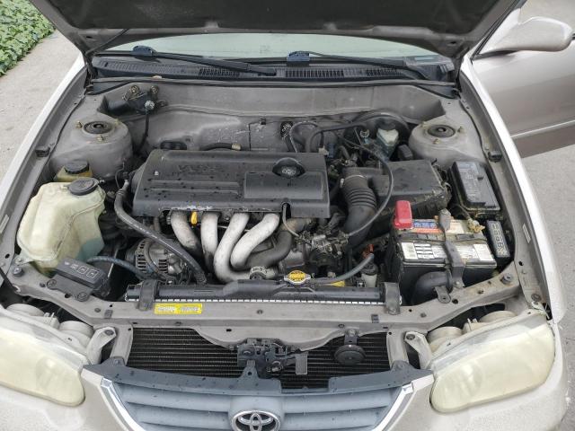 2T1BR12E72C561592 - 2002 TOYOTA COROLLA CE TAN photo 11