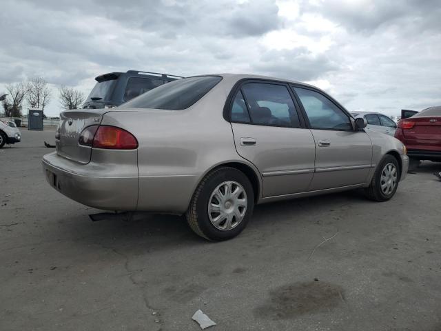 2T1BR12E72C561592 - 2002 TOYOTA COROLLA CE TAN photo 3