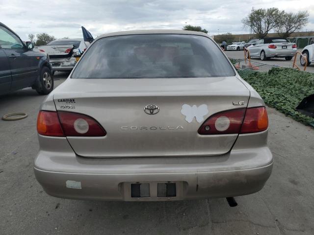 2T1BR12E72C561592 - 2002 TOYOTA COROLLA CE TAN photo 6