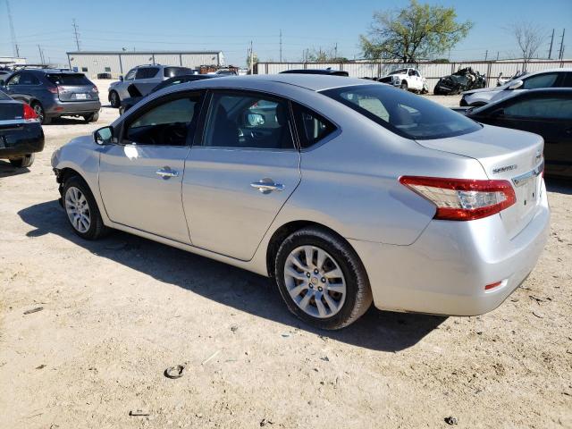 3N1AB7AP5EY229096 - 2014 NISSAN SENTRA S SILVER photo 2