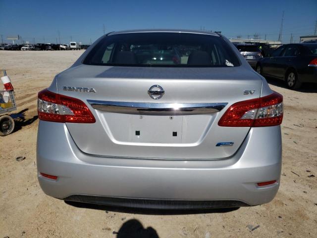 3N1AB7AP5EY229096 - 2014 NISSAN SENTRA S SILVER photo 6