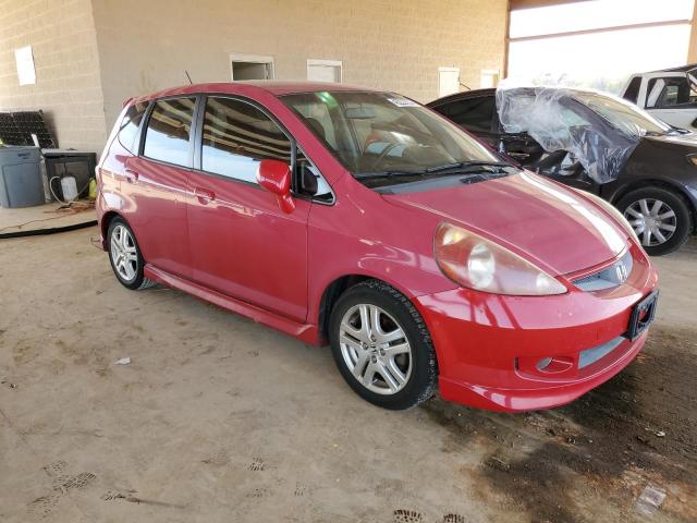 JHMGD38677S036519 - 2007 HONDA FIT S RED photo 4