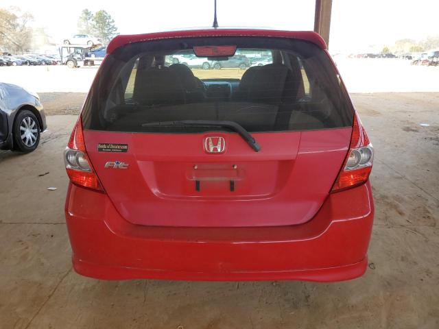 JHMGD38677S036519 - 2007 HONDA FIT S RED photo 6