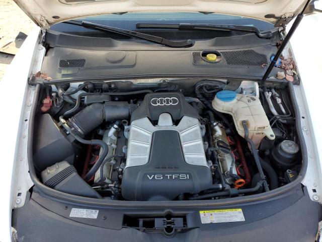 WAUKGAFB0BN025650 - 2011 AUDI A6 PRESTIGE WHITE photo 11