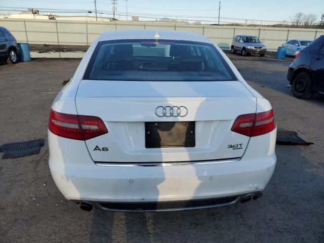 WAUKGAFB0BN025650 - 2011 AUDI A6 PRESTIGE WHITE photo 6