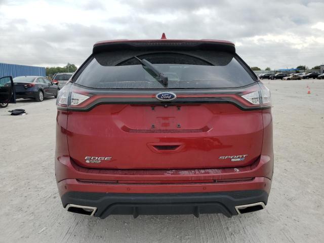 2FMPK4AP8FBB82478 - 2015 FORD EDGE SPORT RED photo 6