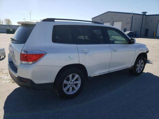 5TDZA3EH4CS028311 - 2012 TOYOTA HIGHLANDER BASE أبيض صورة 3