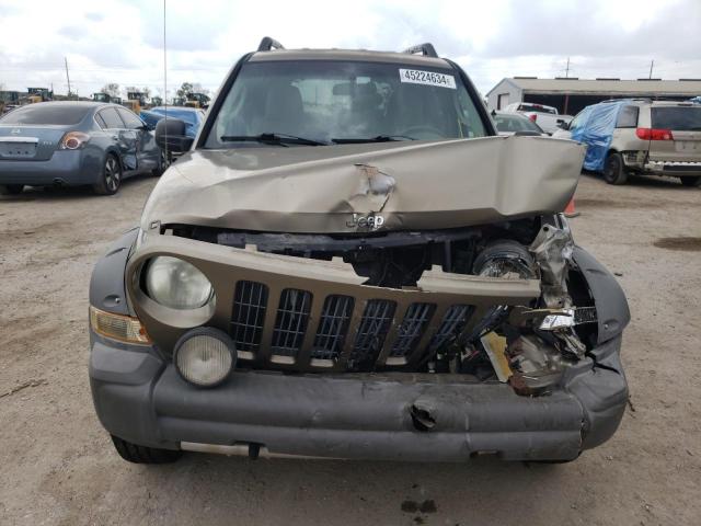 1J4GL38K55W659042 - 2005 JEEP LIBERTY RENEGADE TAN photo 5