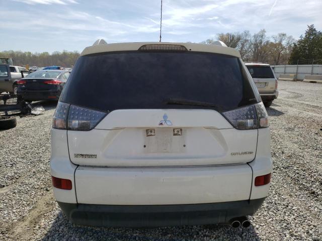 JA4MT41X87Z006110 - 2007 MITSUBISHI OUTLANDER XLS WHITE photo 6