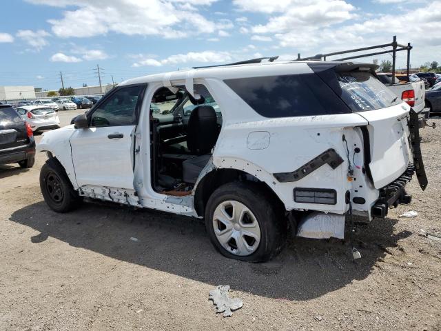 1FM5K8AB7MGA07051 - 2021 FORD EXPLORER POLICE INTERCEPTOR WHITE photo 2