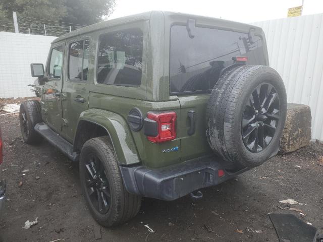 1C4JJXP67MW751071 - 2021 JEEP WRANGLER U SAHARA 4XE GREEN photo 2