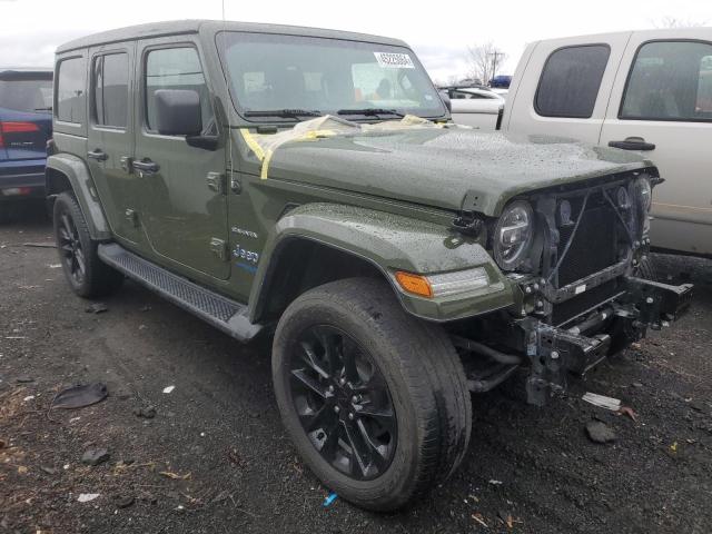 1C4JJXP67MW751071 - 2021 JEEP WRANGLER U SAHARA 4XE GREEN photo 4