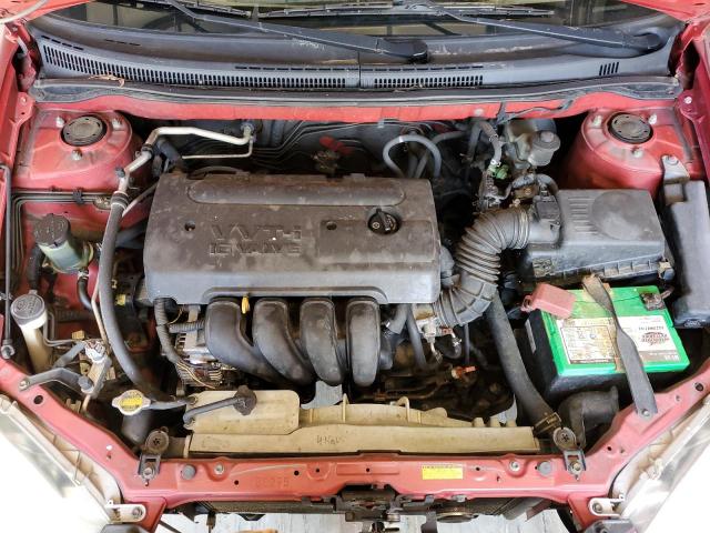 2T1BR30E75C350184 - 2005 TOYOTA COROLLA CE RED photo 11