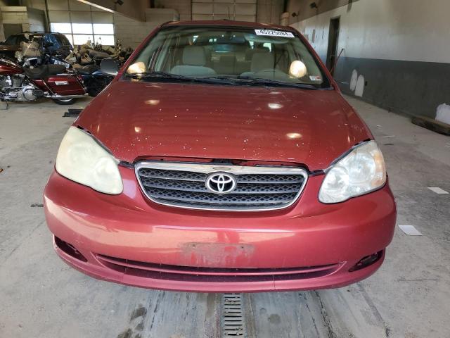 2T1BR30E75C350184 - 2005 TOYOTA COROLLA CE RED photo 5