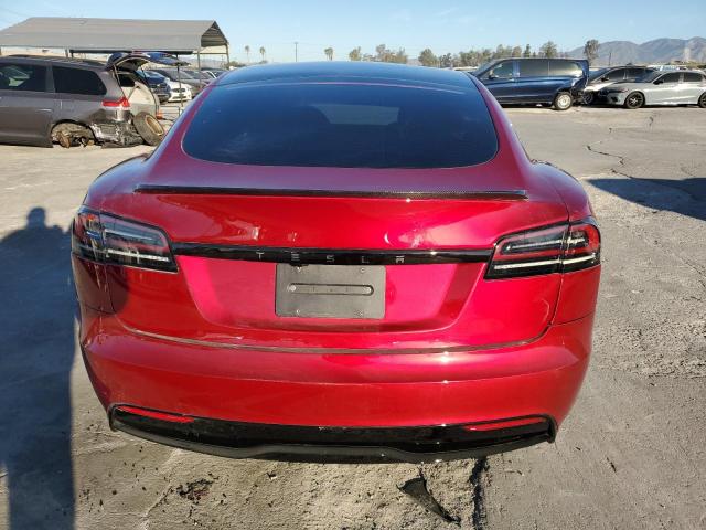 5YJSA1E53PF511536 - 2023 TESLA MODEL S RED photo 6
