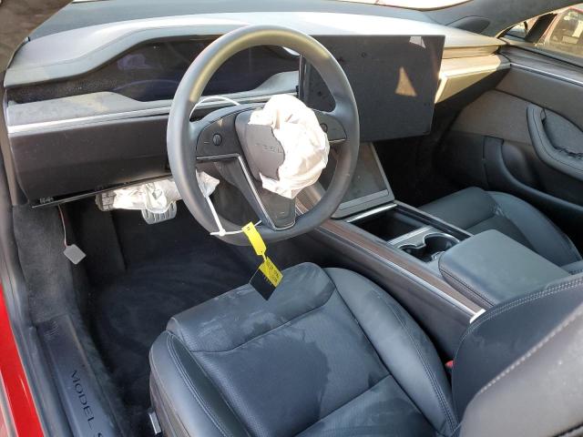 5YJSA1E53PF511536 - 2023 TESLA MODEL S RED photo 8