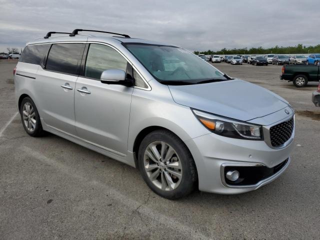 KNDME5C18G6185328 - 2016 KIA SEDONA SXL SILVER photo 4