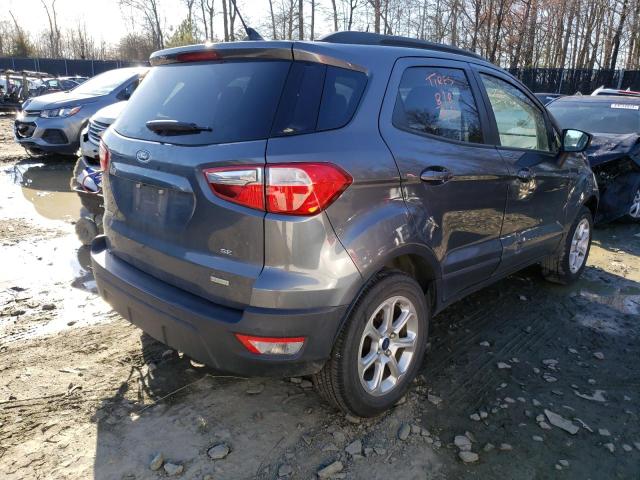 MAJ3S2GE6LC342596 - 2020 FORD ECOSPORT SE GRAY photo 3