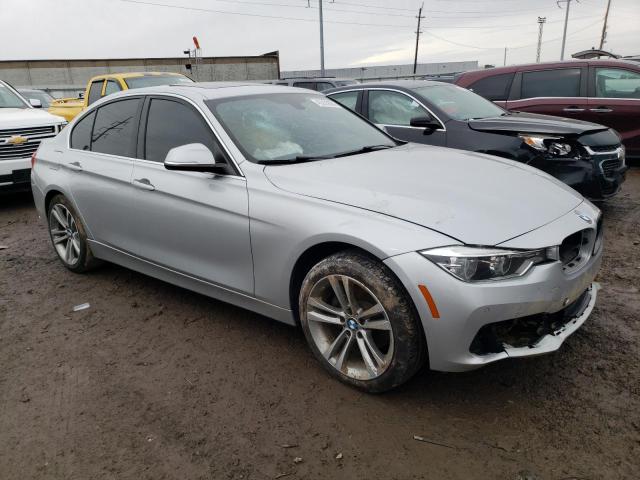 WBA8B9C56JEE81062 - 2018 BMW 330 I SILVER photo 4