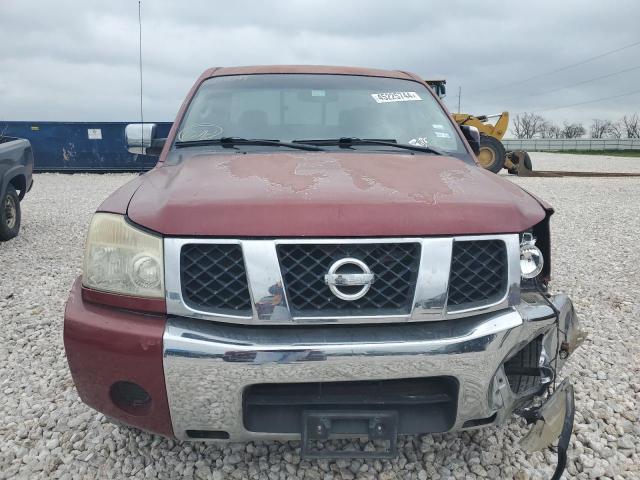 1N6AA06A84N544849 - 2004 NISSAN TITAN XE RED photo 5