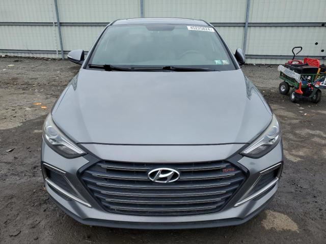 KMHD04LB7HU338730 - 2017 HYUNDAI ELANTRA SPORT GRAY photo 5