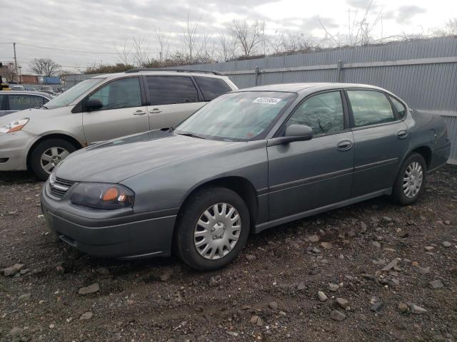 2G1WF52E349273999 - 2004 CHEVROLET IMPALA GRAY photo 1