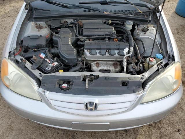 2HGES16503H577217 - 2003 HONDA CIVIC LX SILVER photo 11