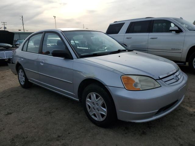 2HGES16503H577217 - 2003 HONDA CIVIC LX SILVER photo 4