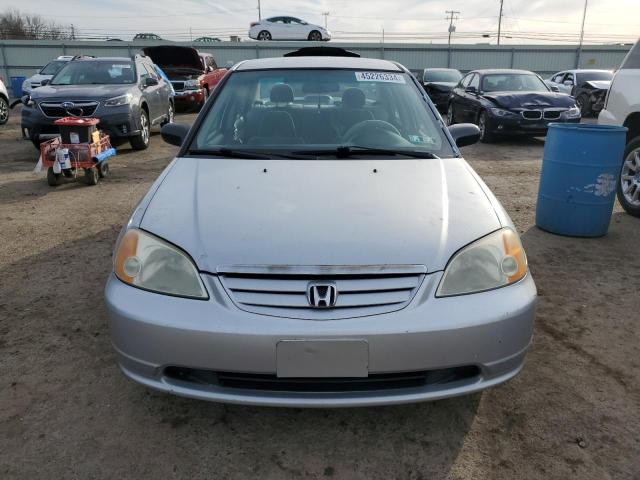 2HGES16503H577217 - 2003 HONDA CIVIC LX SILVER photo 5