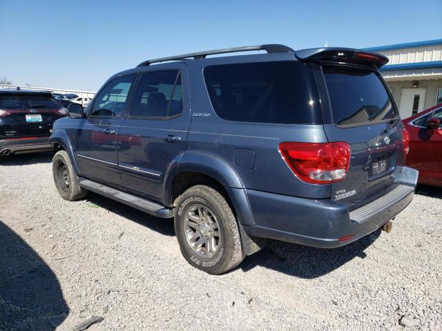 5TDZT38A86S274601 - 2006 TOYOTA SEQUOIA LIMITED BLUE photo 2