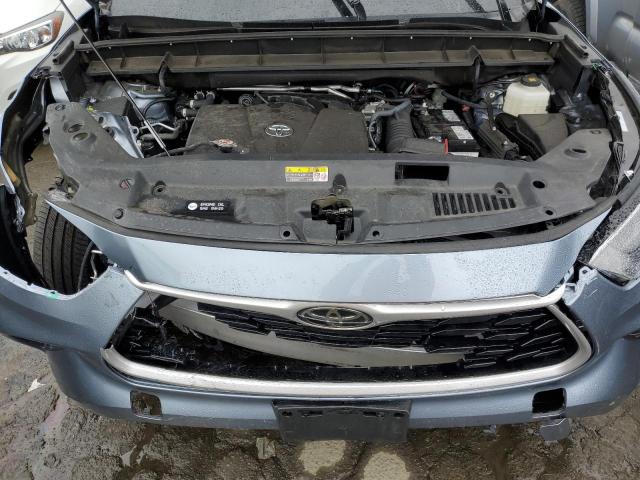 5TDHZRAH9NS119025 - 2022 TOYOTA HIGHLANDER XLE 蓝色 照片 12