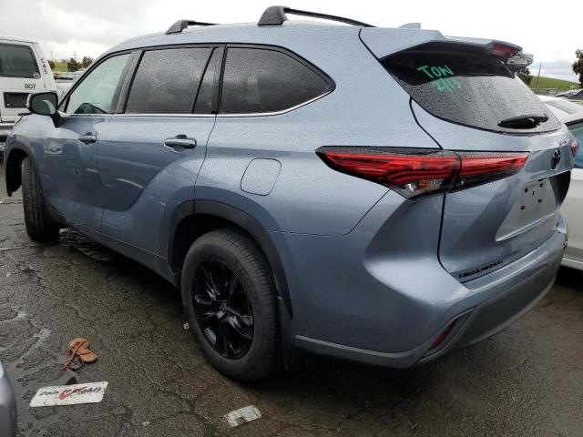 5TDHZRAH9NS119025 - 2022 TOYOTA HIGHLANDER XLE 蓝色 照片 2